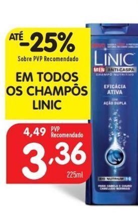 Minipreço Shampoo linic promoção