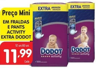Minipreço Fraldas dodot promoção