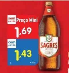 Minipreço Cerveja sagres promoção