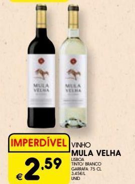 Meu Super Vinhos mula velha promoção
