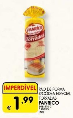 Meu Super Pão de forma panrico promoção