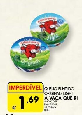 Queijo fundido a vaca que ri