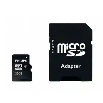 Cartão de memória 32gb philips fm32mp45b/10