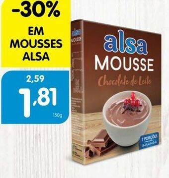 Minipreço Mousse de chocolate alsa promoção