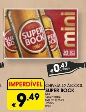 Meu Super Cerveja super bock promoção