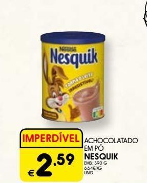 Meu Super Chocolate em pó nesquik promoção
