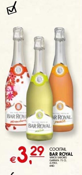 Meu Super Coquetel bar royal promoção