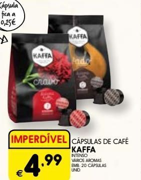 Meu Super Cápsulas de café kaffa promoção