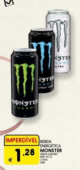 Meu Super Bebida energética monster promoção