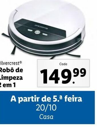 Lidl Robot de limpeza silvercrest promoção