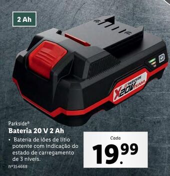 Lidl Bateria auxiliar para motor parkside promoção