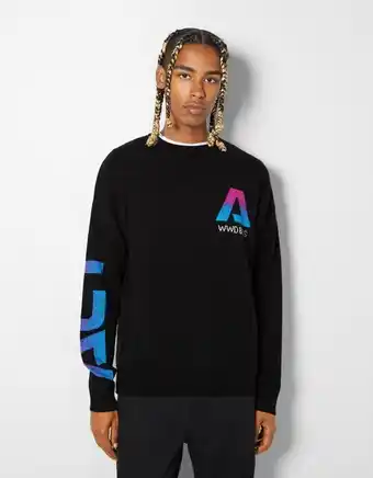 Sweater de intarsia em degradé