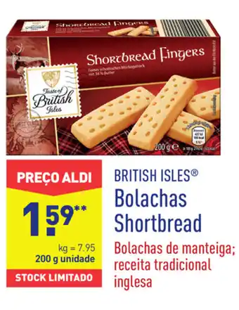 ALDI Bolachas Shortbread 200g promoção