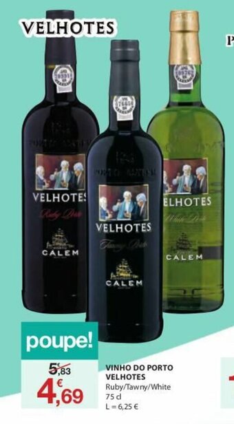 E.Leclerc Vinho do Porto Velhotes 75cl promoção