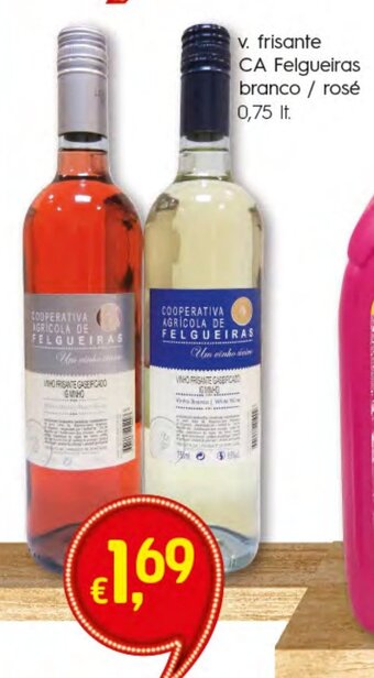 Bolama V. Frisante CA Felgueiras branco/ rose 0.75lt promoção