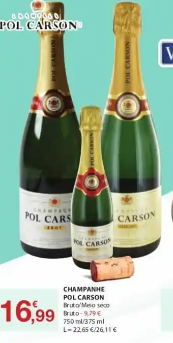 E.Leclerc Champagne Pol Carson 750ml/375ml promoção