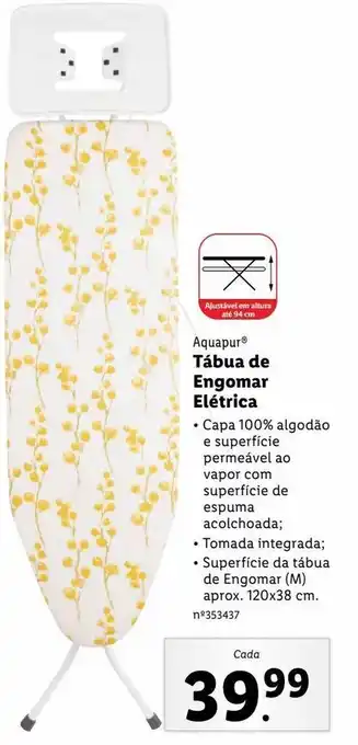 Lidl Tábua de engomar promoção