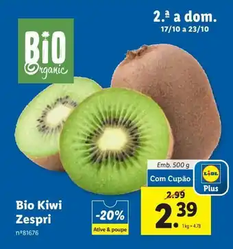 Lidl Kiwi bio promoção