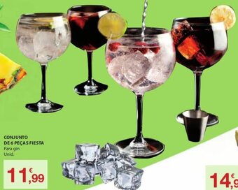 E.Leclerc Conjunto de 6 Peças Fiesta promoção