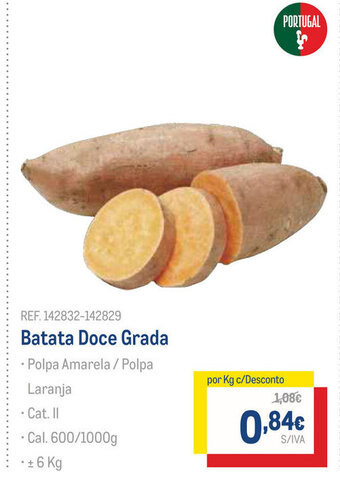 Makro Batata Doce Grada promoção