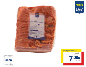 Makro Bacon promoção