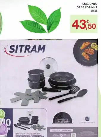 E.Leclerc Conjunto de 10 Cozinha promoção