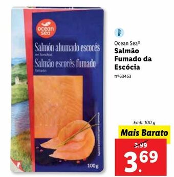 Lidl Salmão fumado ocean sea promoção