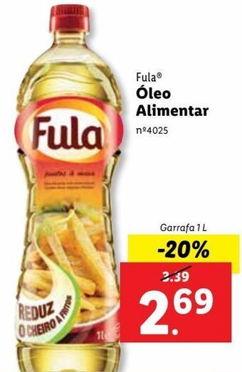 Lidl Óleo para fritar fula promoção