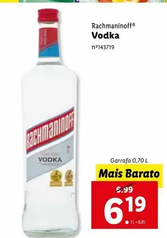 Lidl Vodka promoção