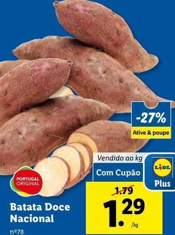Lidl Batatas promoção