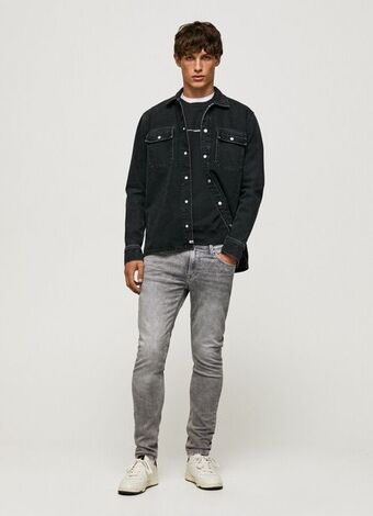 Pepe Jeans Finsbury skinny fit low waist jeans promoção
