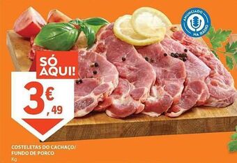 E.Leclerc Carne suína promoção