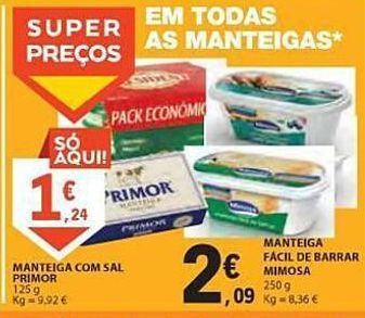 E.Leclerc Manteiga primor promoção