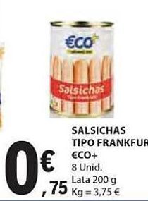 E.Leclerc Salsicha eco+ promoção
