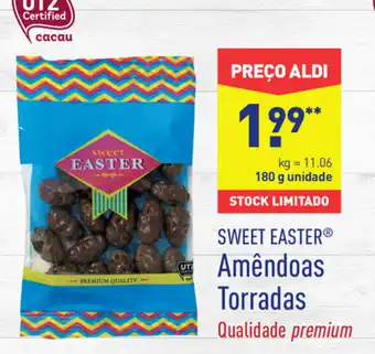 ALDI Sweet Easter Amêndoas Torradas 180g promoção