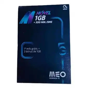 Tek4life Cartão meo 5g 1gb + 500 minutos promoção