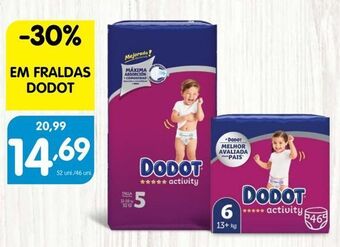 Minipreço Fraldas dodot promoção