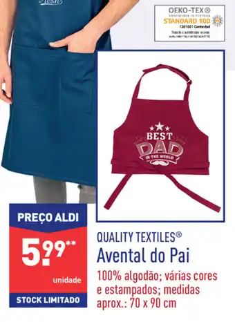 Quality Textiles Avental do Pai 70x90cm