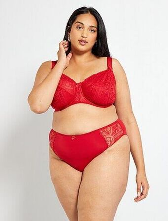 Kiabi Cuecas para mulher em microfibra e renda promoção