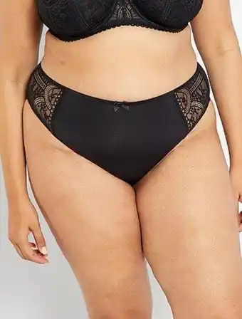 Cuecas para mulher em microfibra e renda