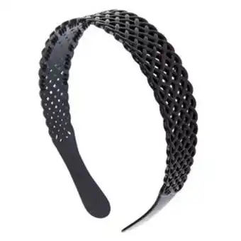Black waffle headband