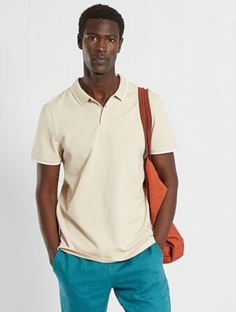 Kiabi Polo em piqué de algodão promoção