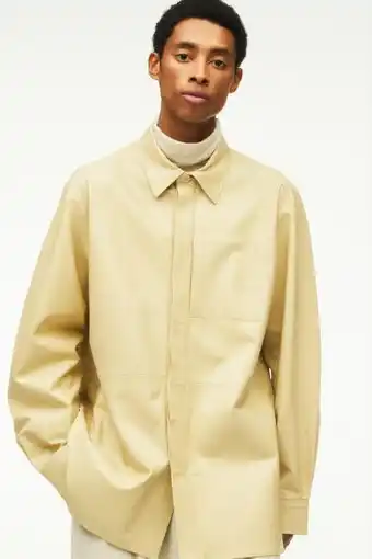 ZARA Camisa de pele limited edition promoção