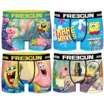 Sport Zone Pack 4 cuecas freegun spongebob promoção