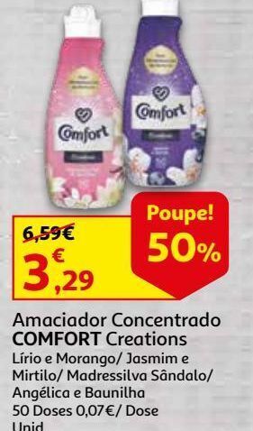 Auchan Amaciador concentrado comfort promoção