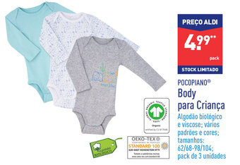 ALDI Body para Criança promoção