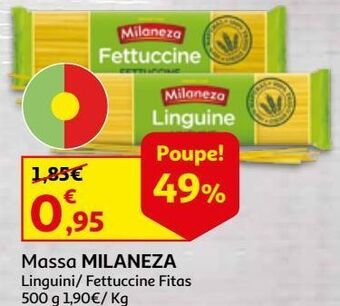 Auchan Fettuccine milaneza promoção