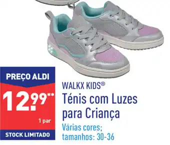 ALDI Ténis com Luzes para Criança promoção
