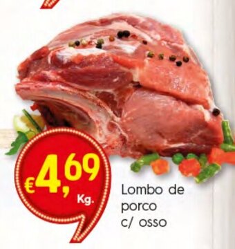 Bolama Lombo de Porco c/ Osso 1kg promoção