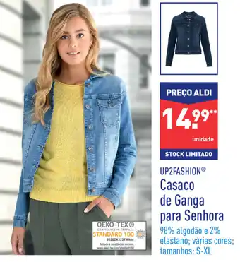 ALDI Casaco de Ganga para Senhora promoção